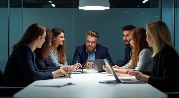 Brasilia Business Solutions team collaborating in a modern office