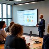 Corporate training in progress